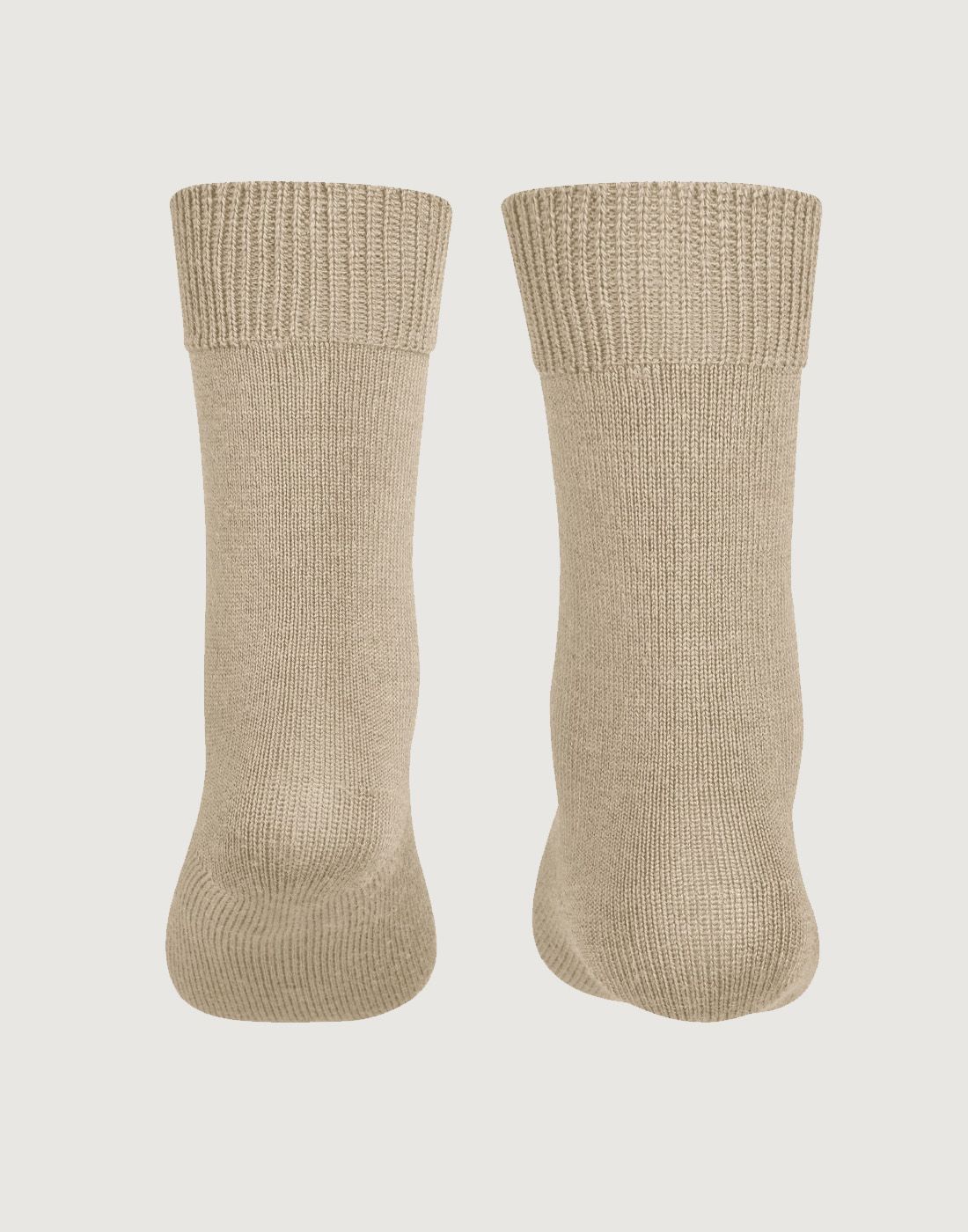falke comfort wool ullsokk cream beige