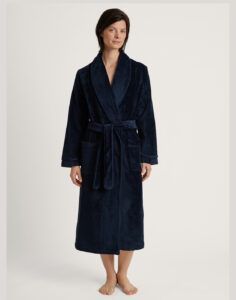 Calida cosy shower morgenjåpe 61302 new dark lapis blue