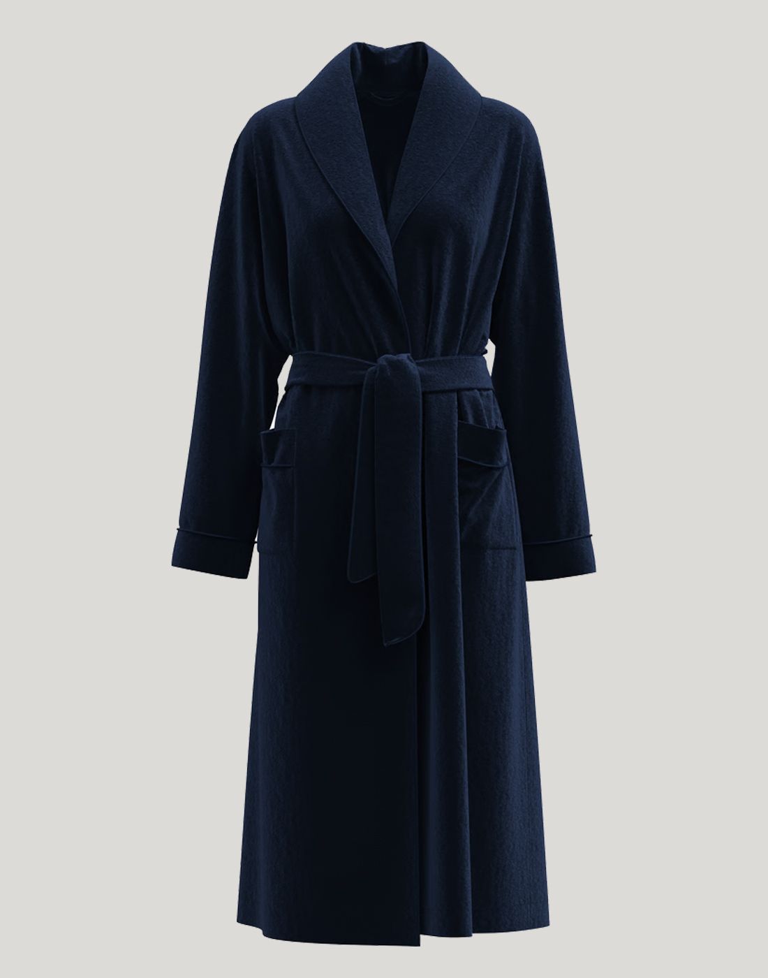 Calida 61302 new dark lapis blue morgenkåpe packshot