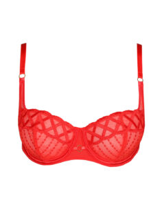 Marie jo jhana balconette blonde bh i fiesta rød.