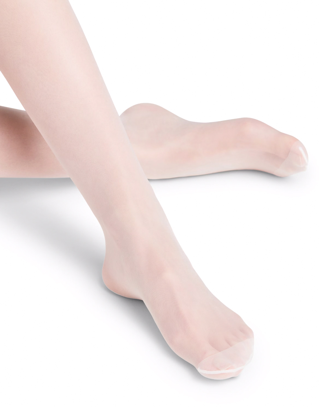 Falke seidenglatt stay up med blonde hvit svart beige