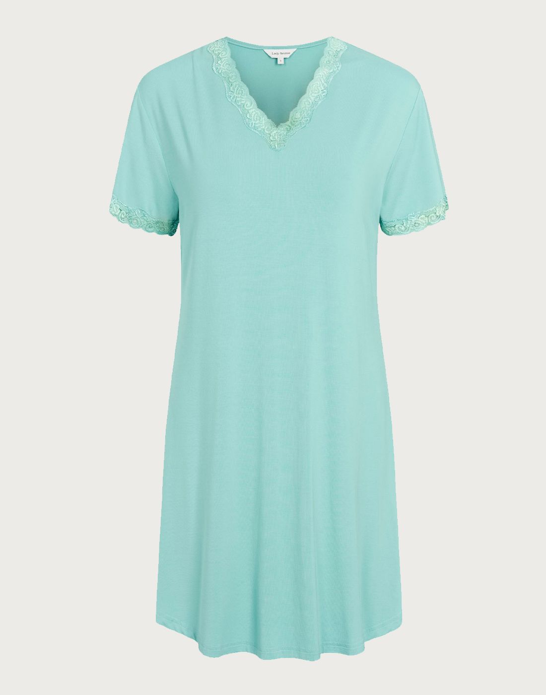 lady avenue bambus nattkjole blonder mint