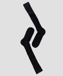 note ull overknee strømpe black