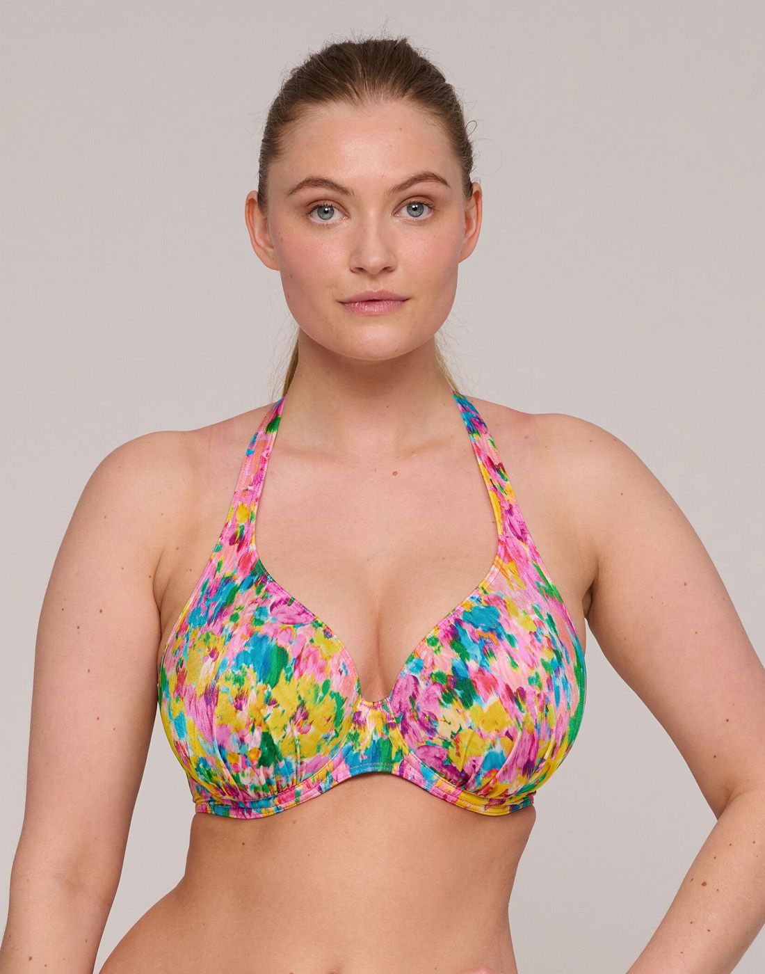 Prima donna swim ubud 4012219 bikinioverdel sun glow front halter