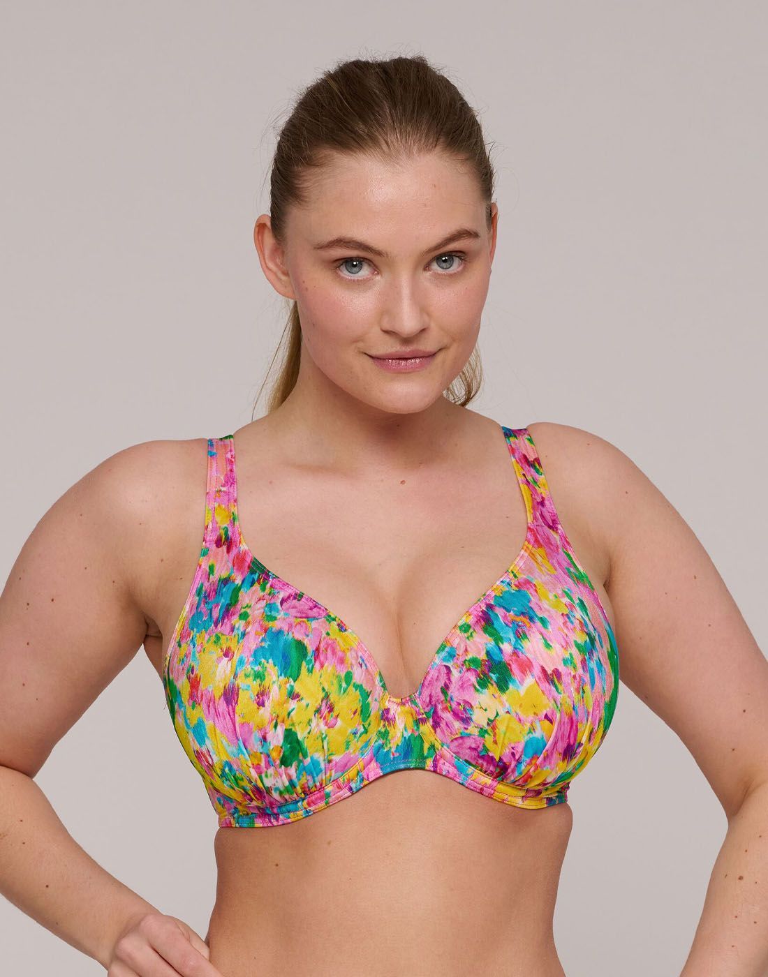 Prima donna swim ubud 4012219 bikinioverdel sun glow front Prima donna swim ubud 4012219 bikinioverdel sun glow
