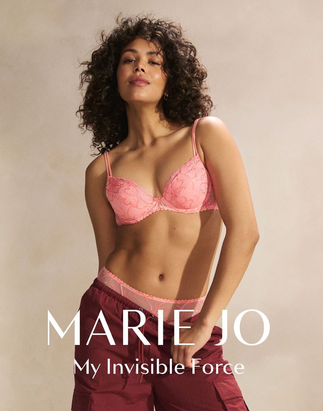 marie jo jane push-up bh blonder florida fersken