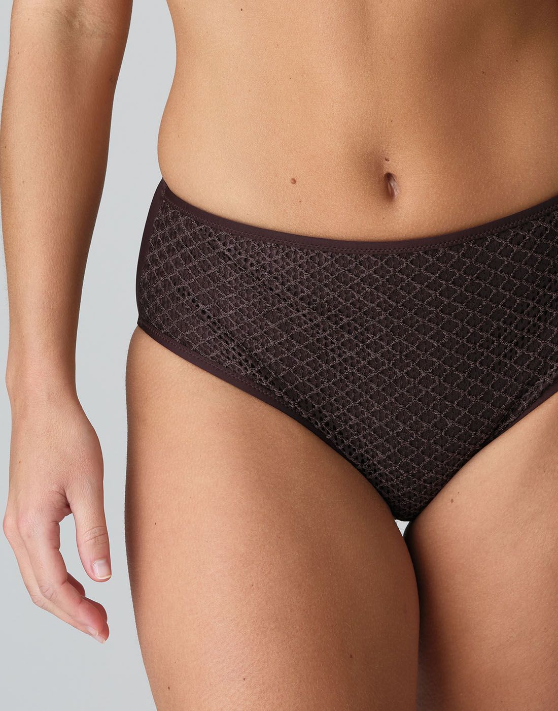 marie jo tomar high waist bikinitruse mørk brun1 marie jo tomar høy bikinitruse mørk brun