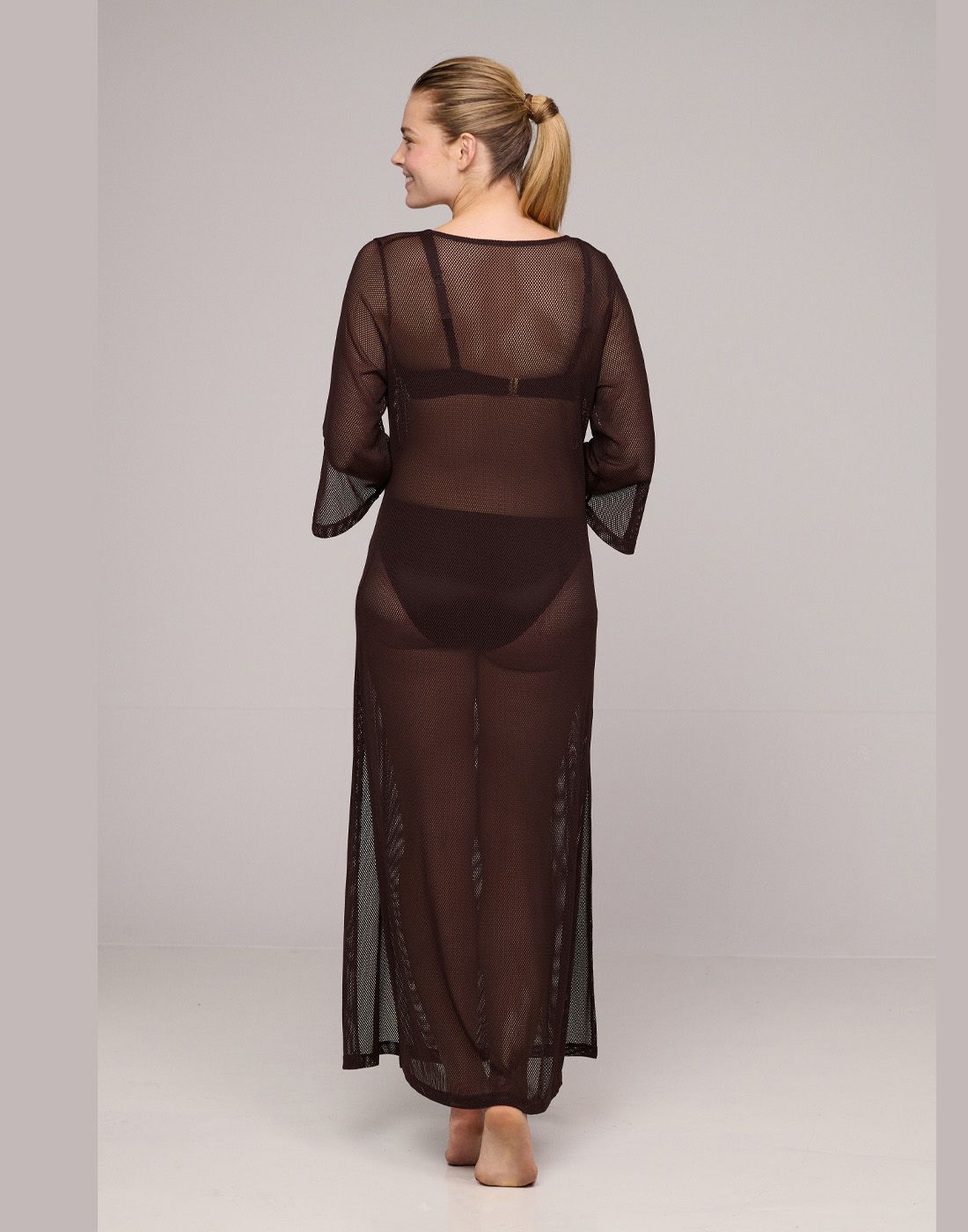 marie jo tomar strand kjole mørk brun