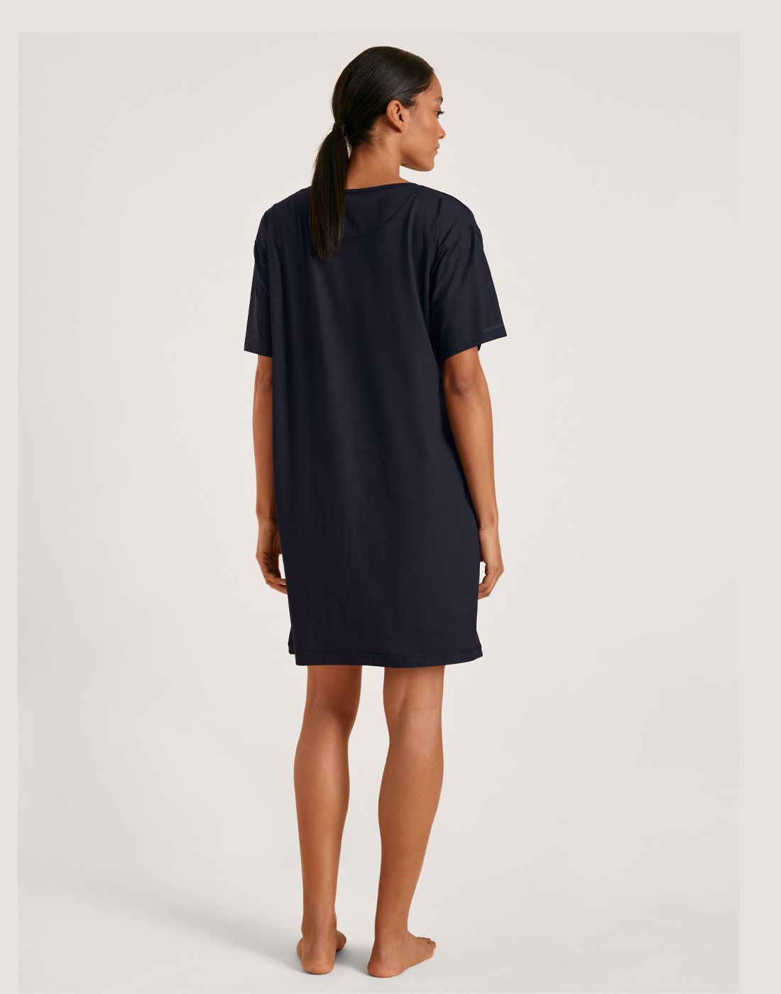 calida nattkjole mørk blå dame