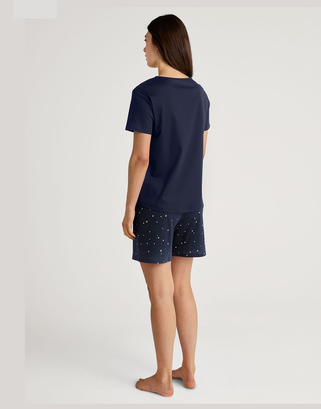 42038-488 calida kort pysjamas peacoat blue2 calida kort pysj peacoat blue nattøy