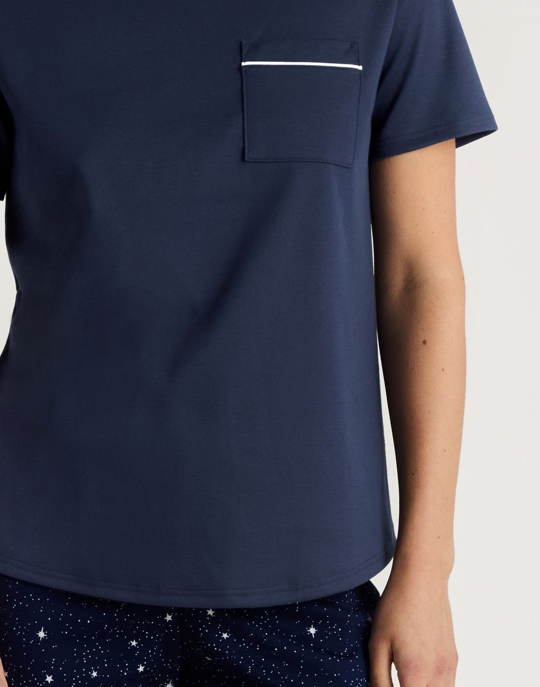 42038-488 calida kort pysjamas peacoat blue3 calida kort pysj peacoat blue nattøy