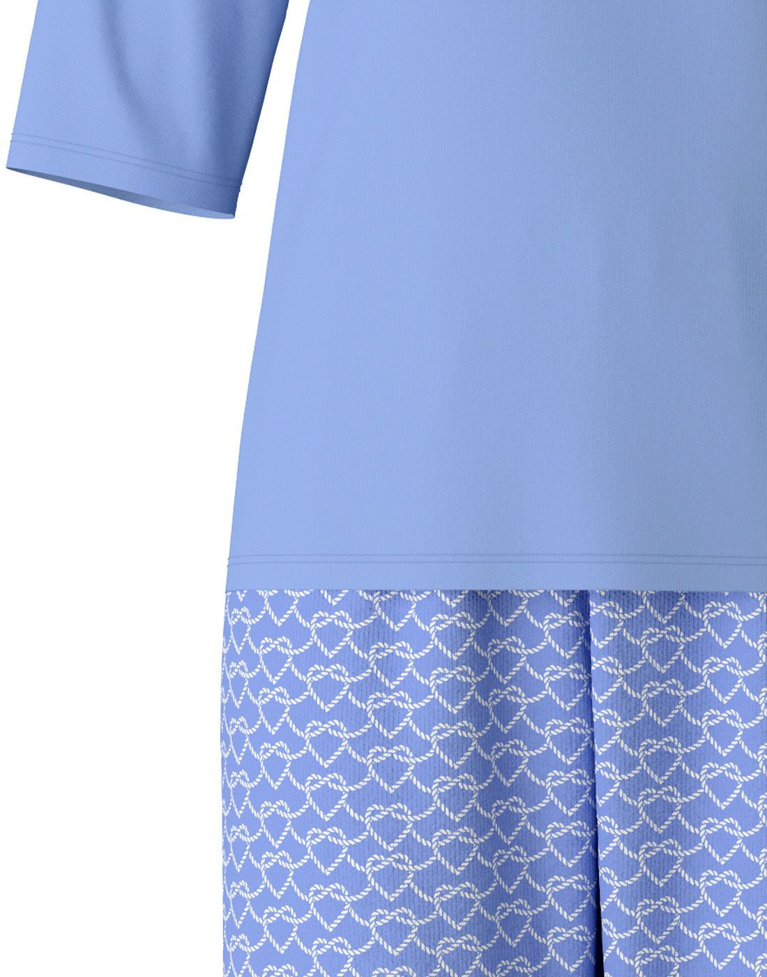 Calida daylight dreams pysj hydrengea blå 41257-1 calida pysj hydrangea blå