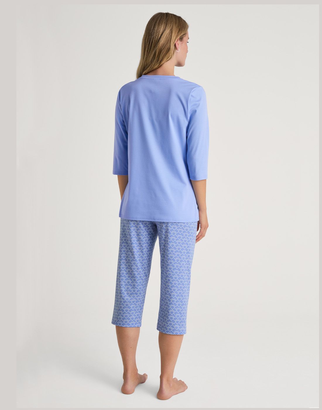 Calida daylight dreams pysj hydrengea blå 41257 calida pysj hydrangea blå