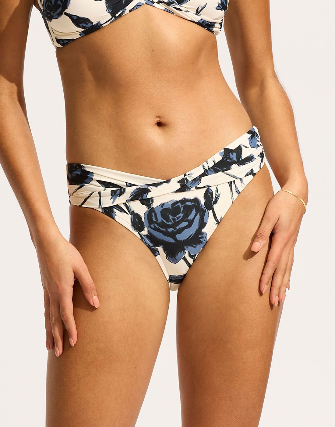 seafolly ricoco bikinitruse hipster black