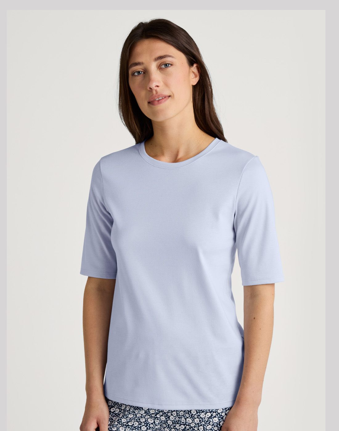 calida t-skjorte pysjoverdel blå