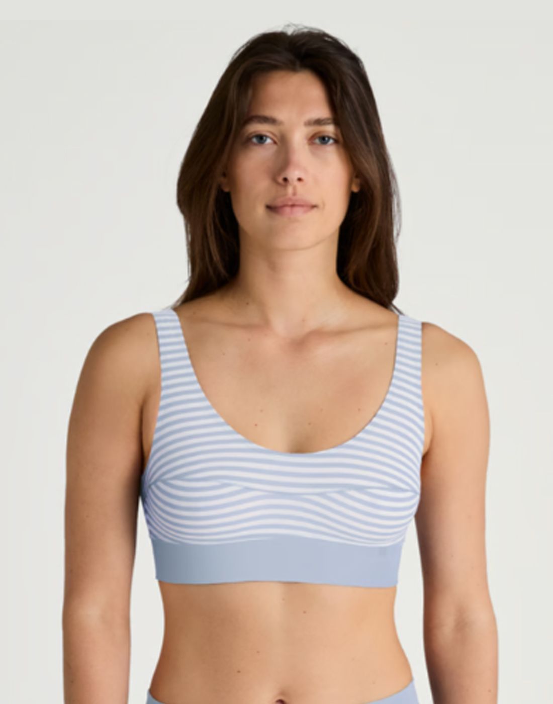 calida elastic bustier BH topp harmony blue calida elastic bustier BH topp hermony blue blå