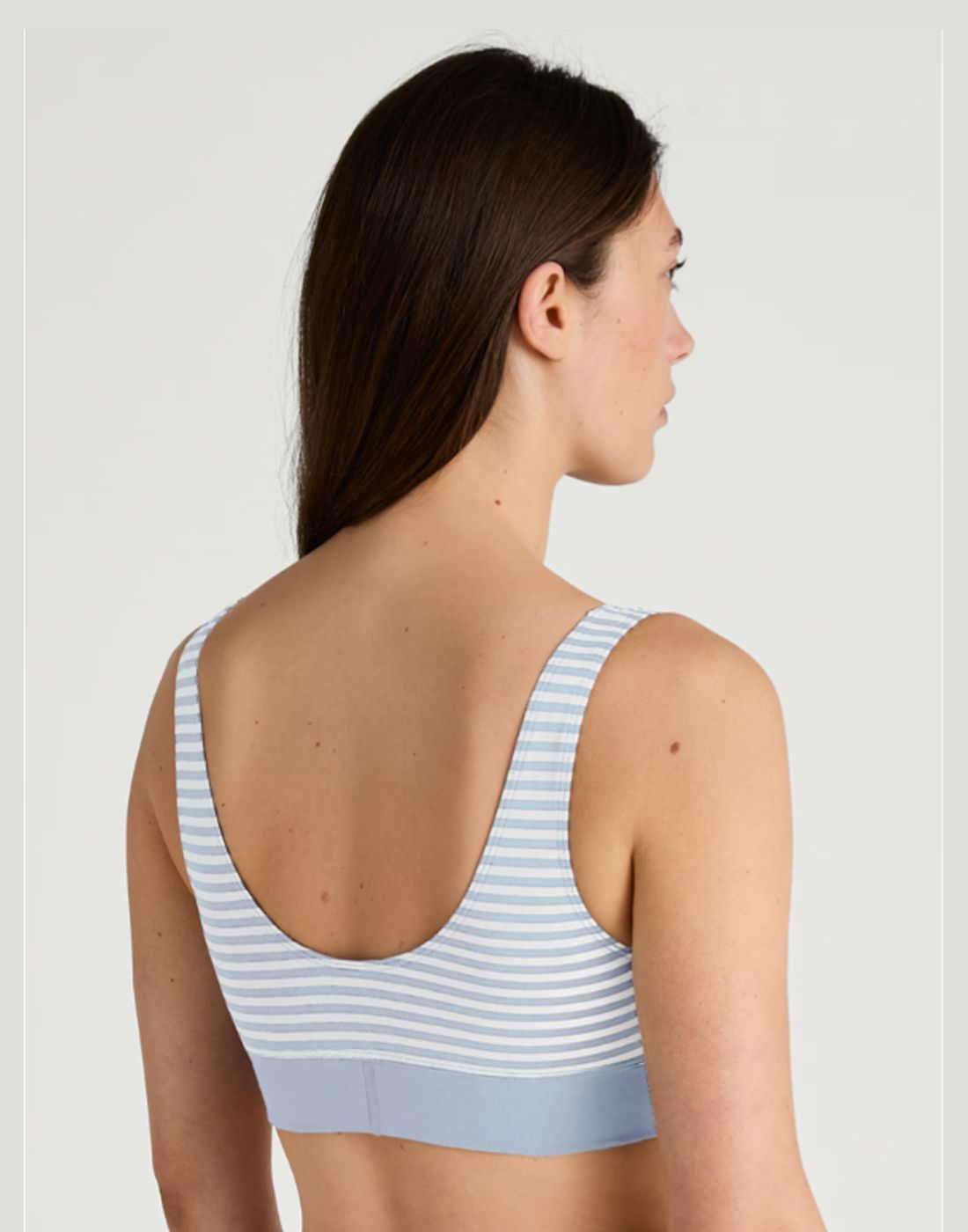 calida elastic bustier BH topp harmony blue1 calida elastic bustier BH topp hermony blue blå