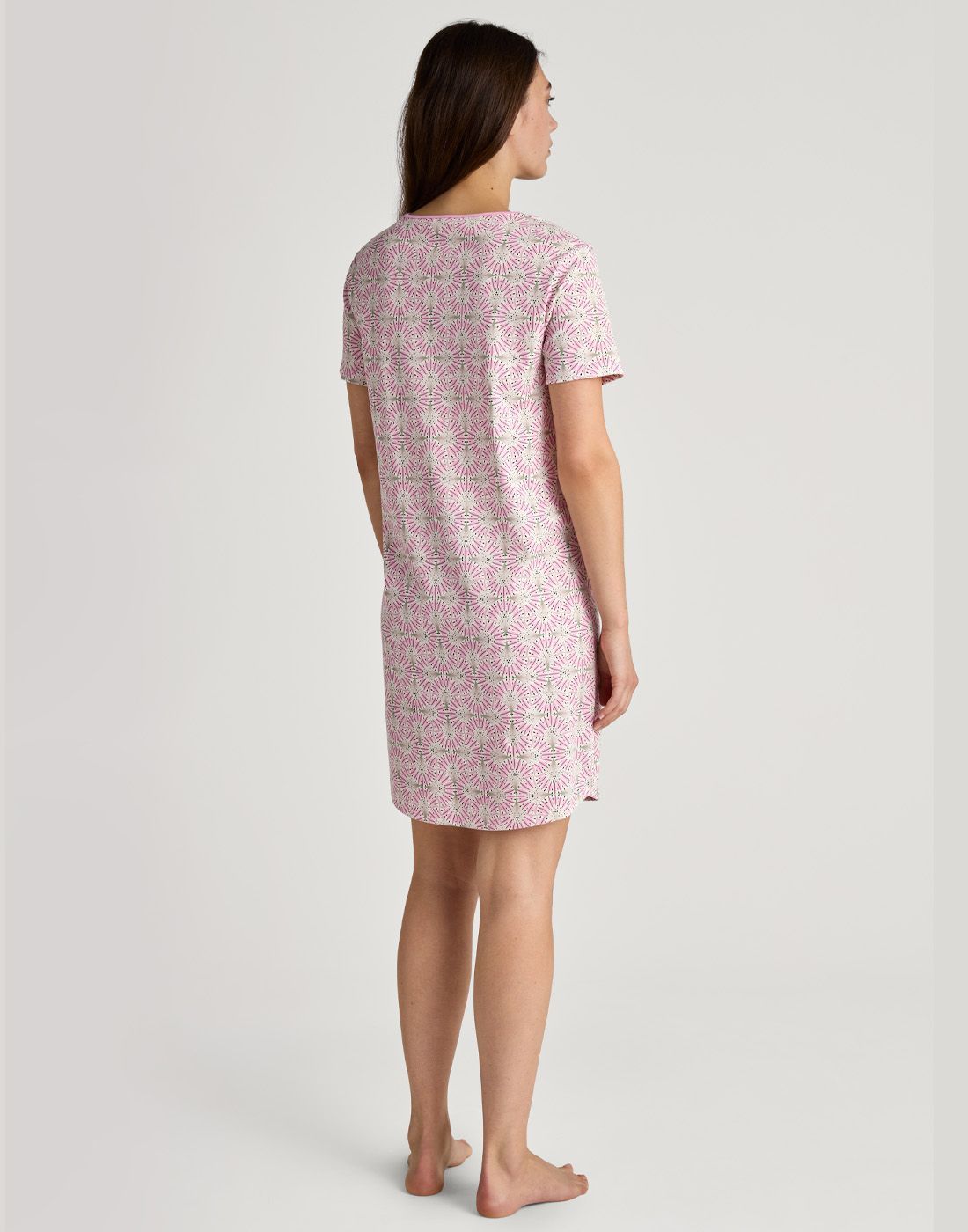 calida nattkjole med mønster i bomull