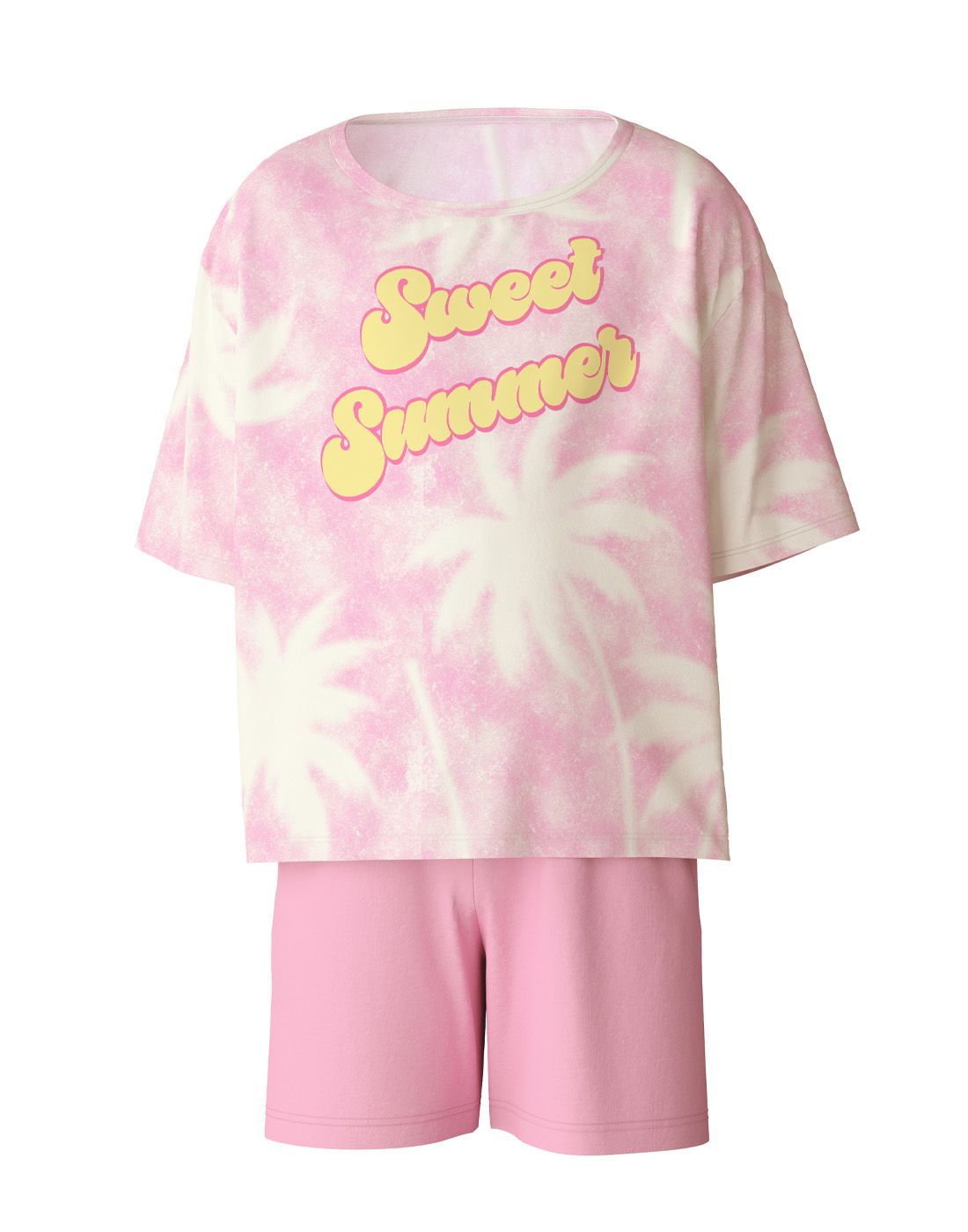 calida jente pysj bomull rosa