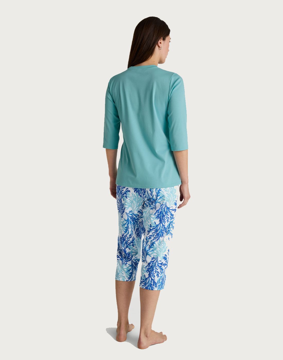 calida coastal dreams ice green pysjamas