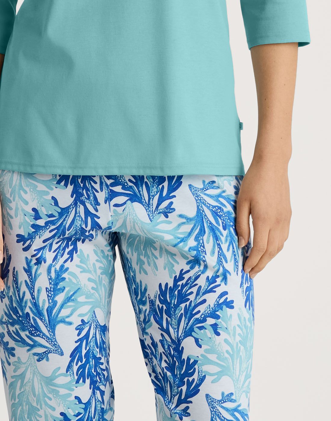 calida coastal dreams ice green pysjamas