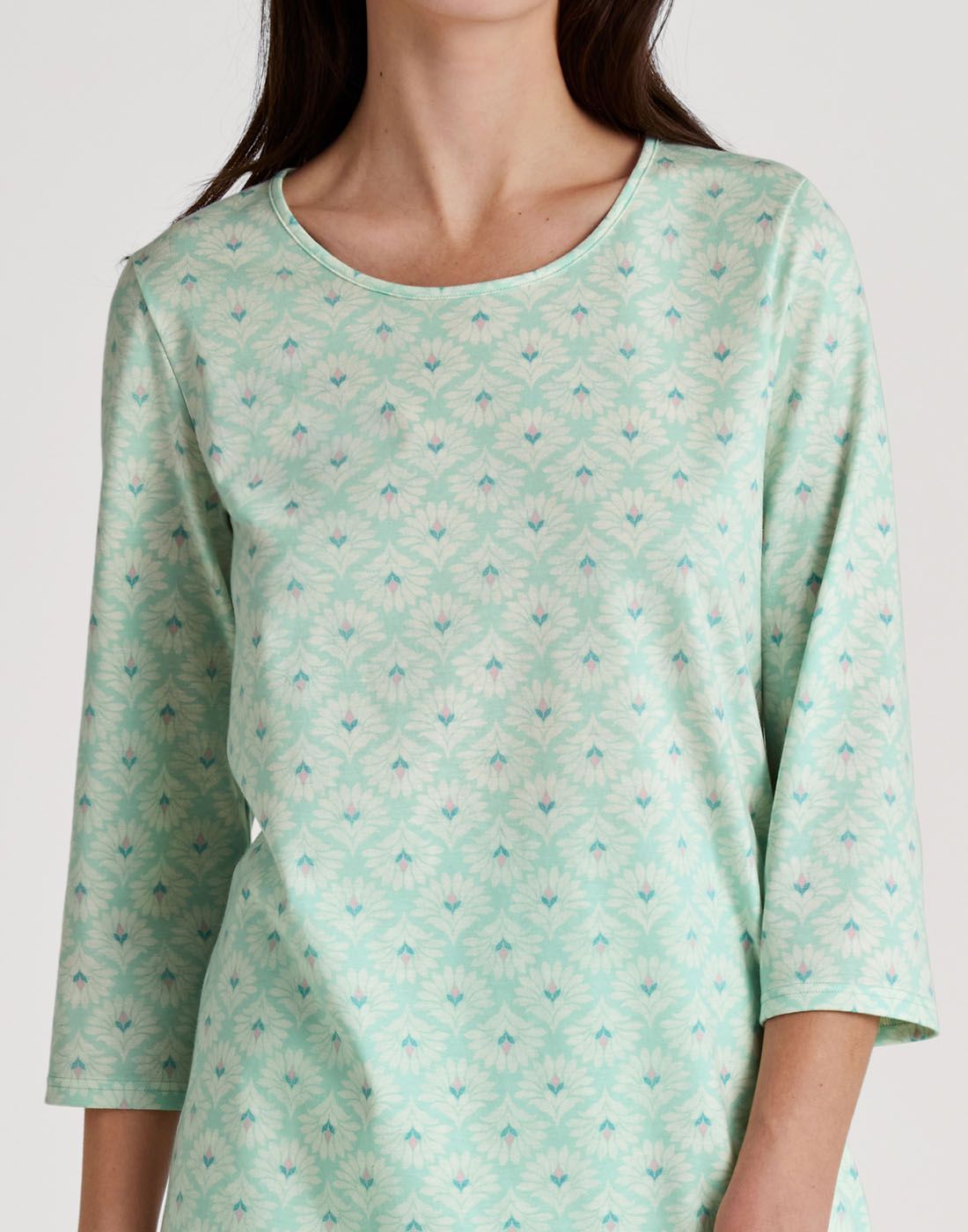 calida pysjamas 46-35354-603 grønn mønster calida pysjamas piratbukse grønn mønster