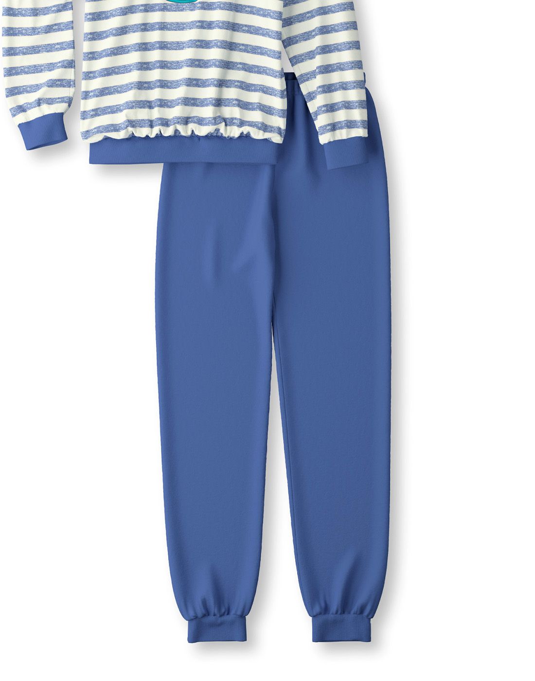 calida pysjamas barn gutt blå2 calida pysjamas bomull stripete blå