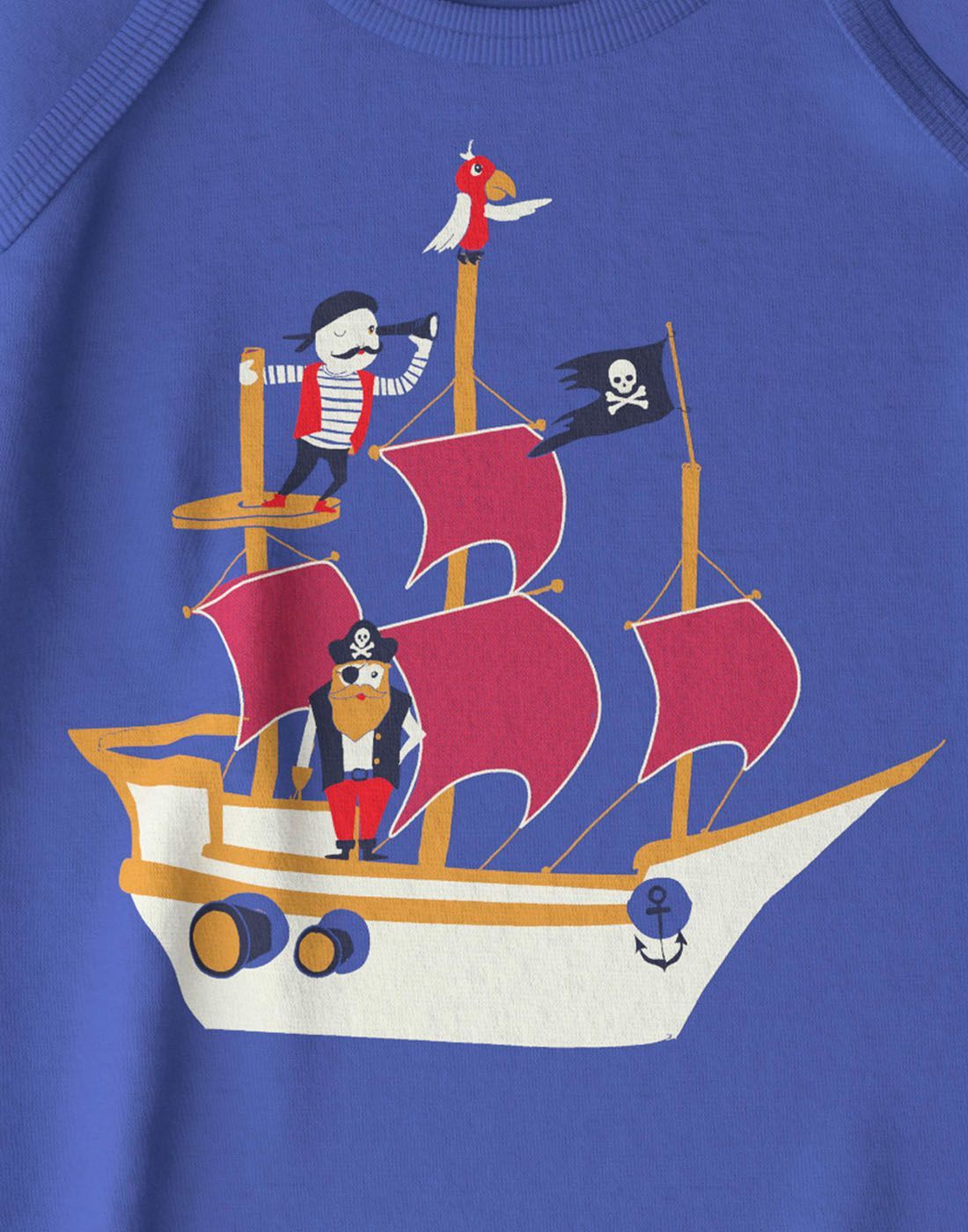 calida pysjasmas barn blå sjørøver3 calida barn kort pysj blå sjørøver