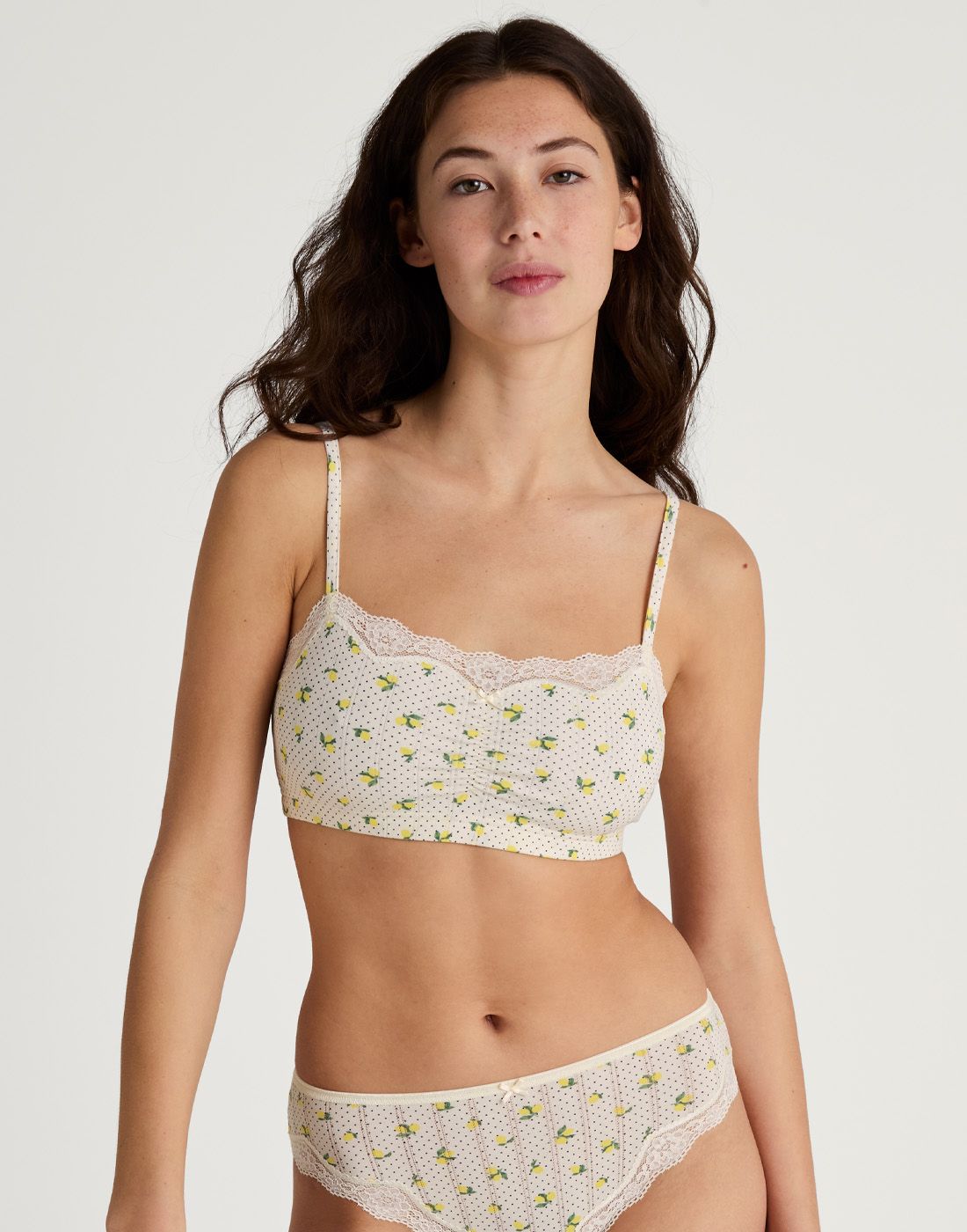 calida toujours print bh bralette charm cream
