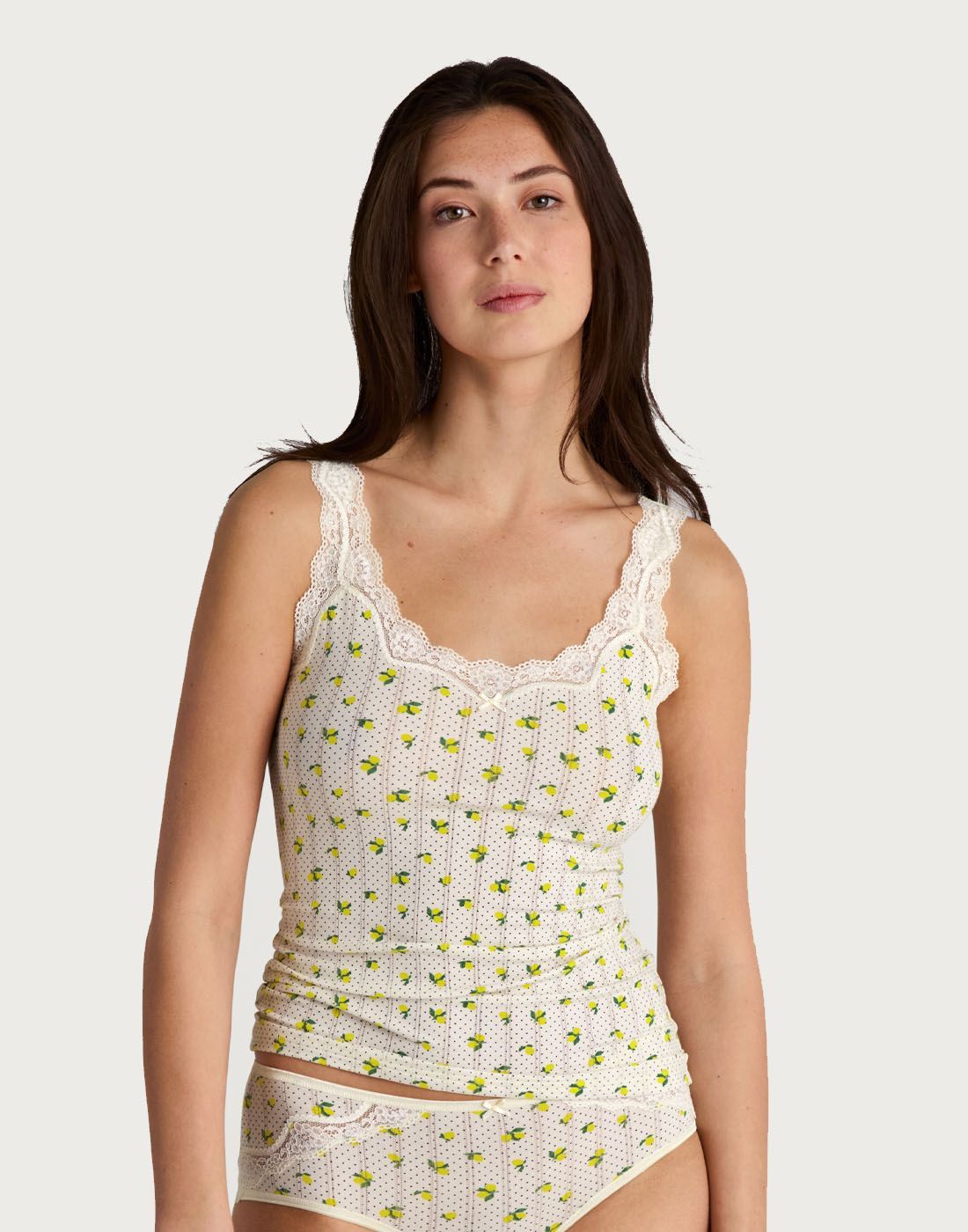 calida toujours print singlet med mønster