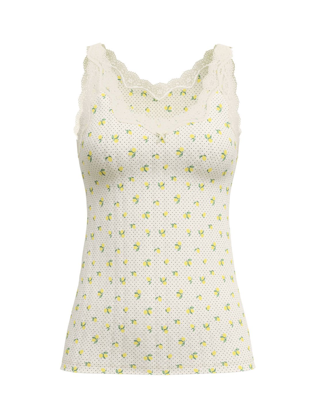 calida toujours print singlet med mønster