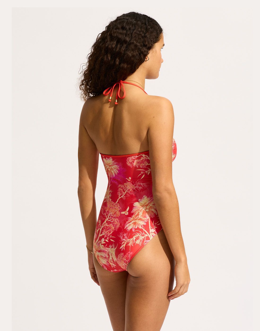 seafolly marbella badedrakt flame rød