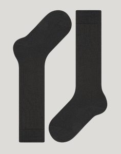 falke comfort wool knestrømpe ull svart
