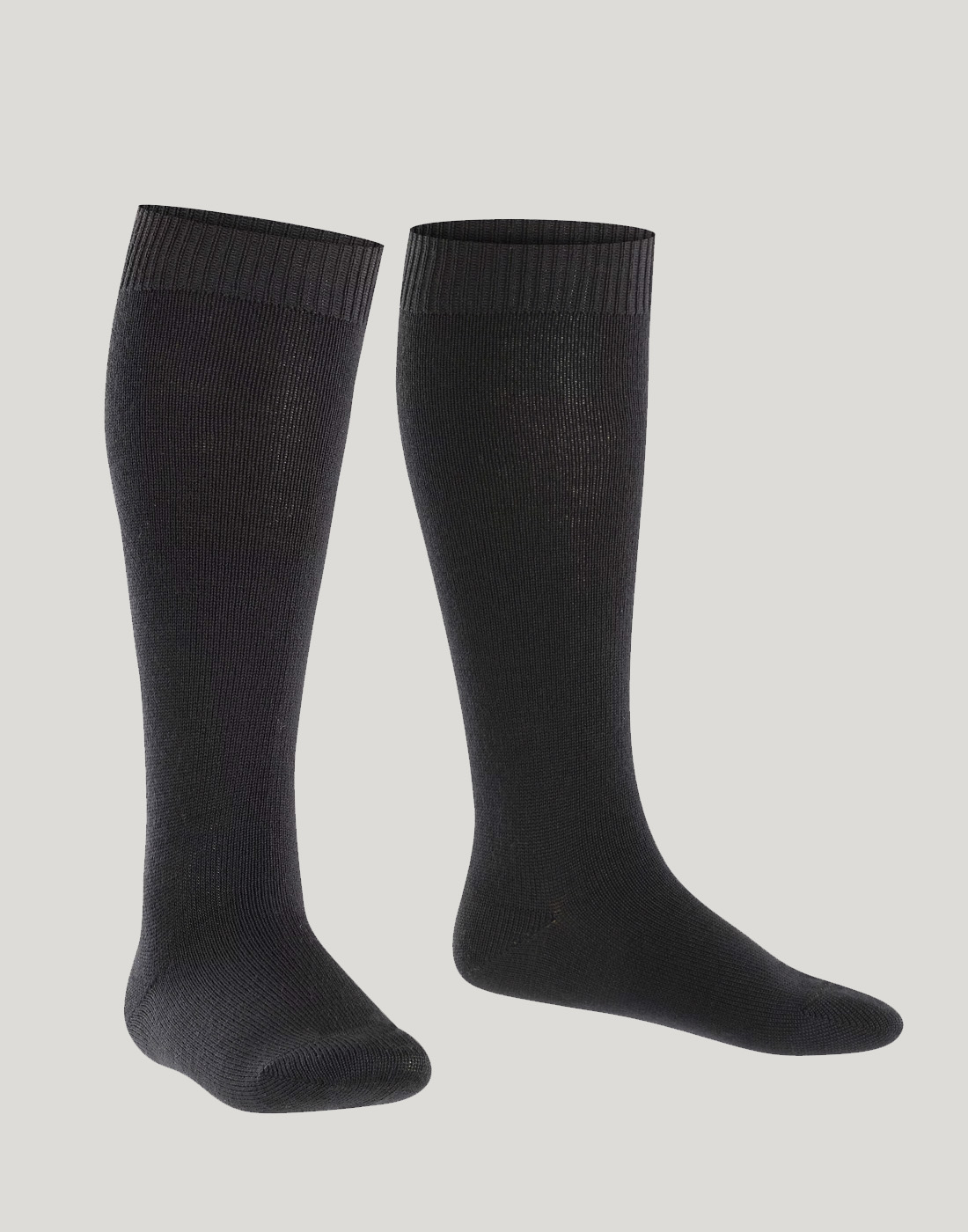 falke comfort wool knestrømpe ull svart