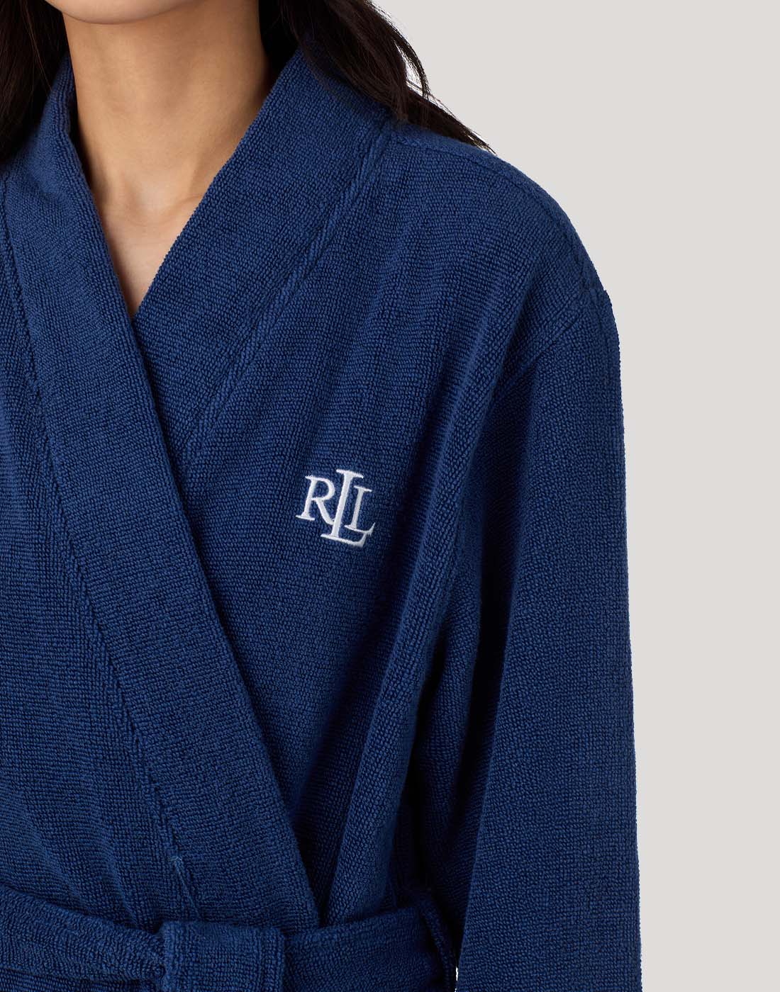 ralph lauren morgenkåpe navy