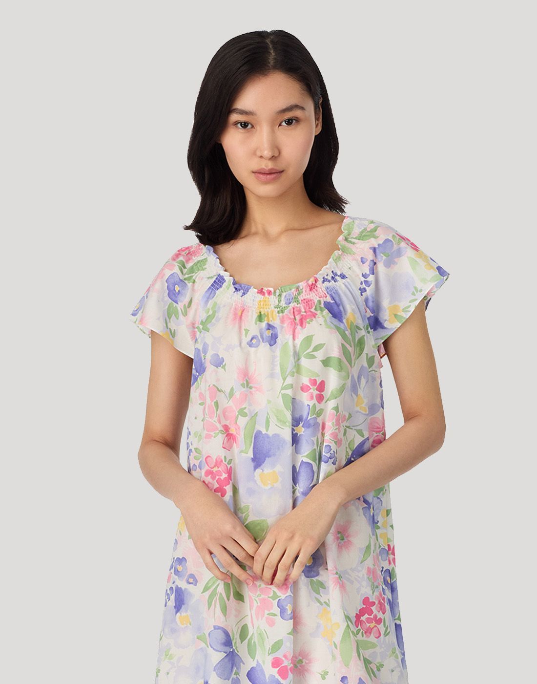 ralph lauren nattkjole multi blomstermønster