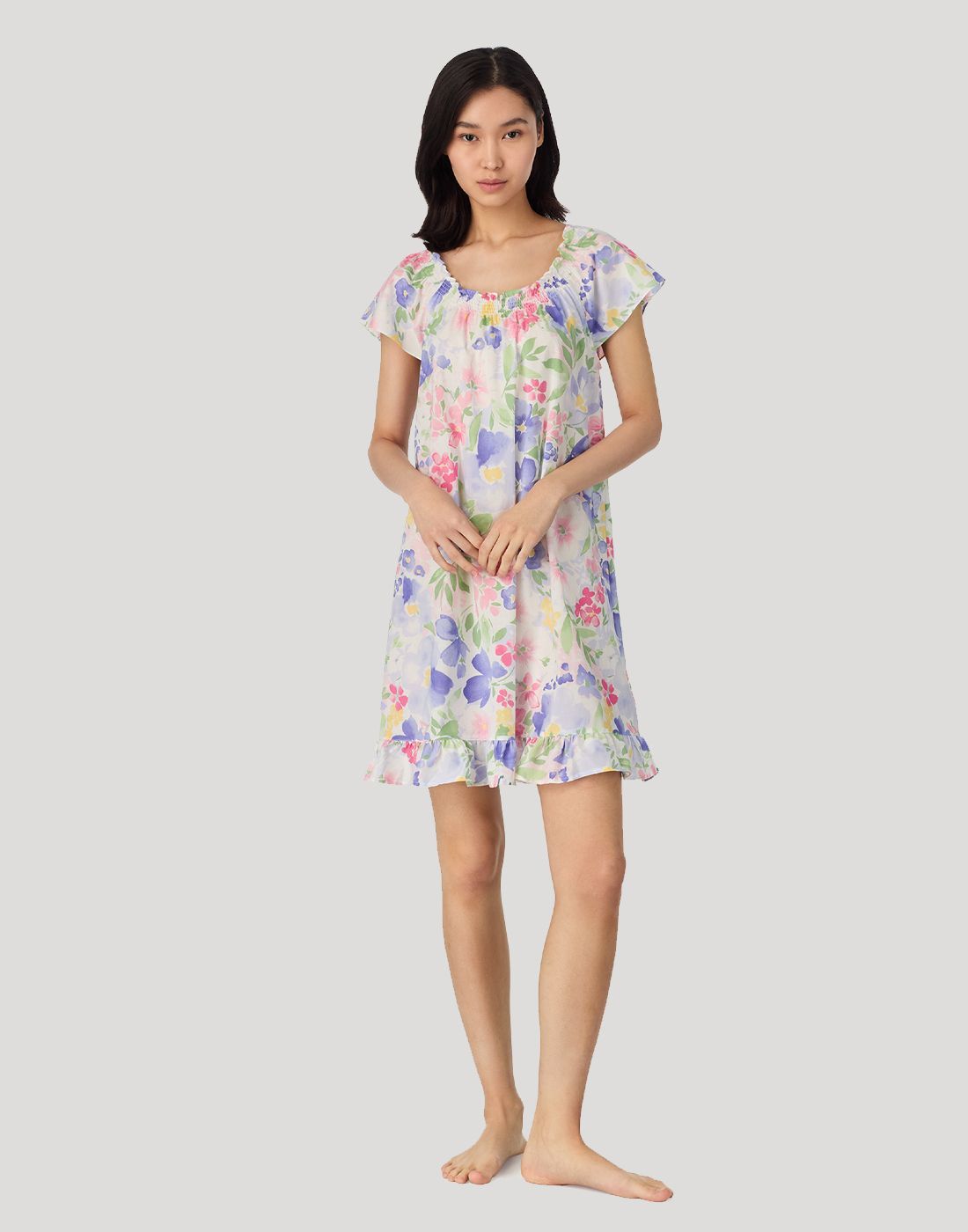 ralph lauren nattkjole multi blomstermønster