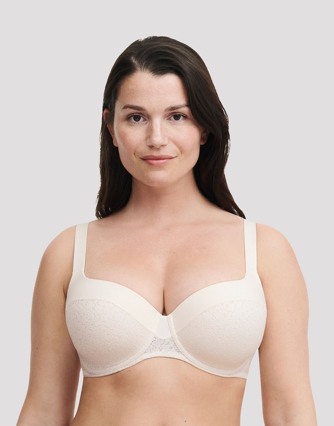 Chantelle norah comfort t-skjorte bh pearl