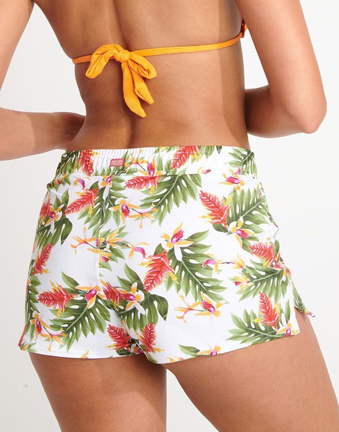 Shorts hemera2 banana moon shorts hemera flower badeshorts blomster