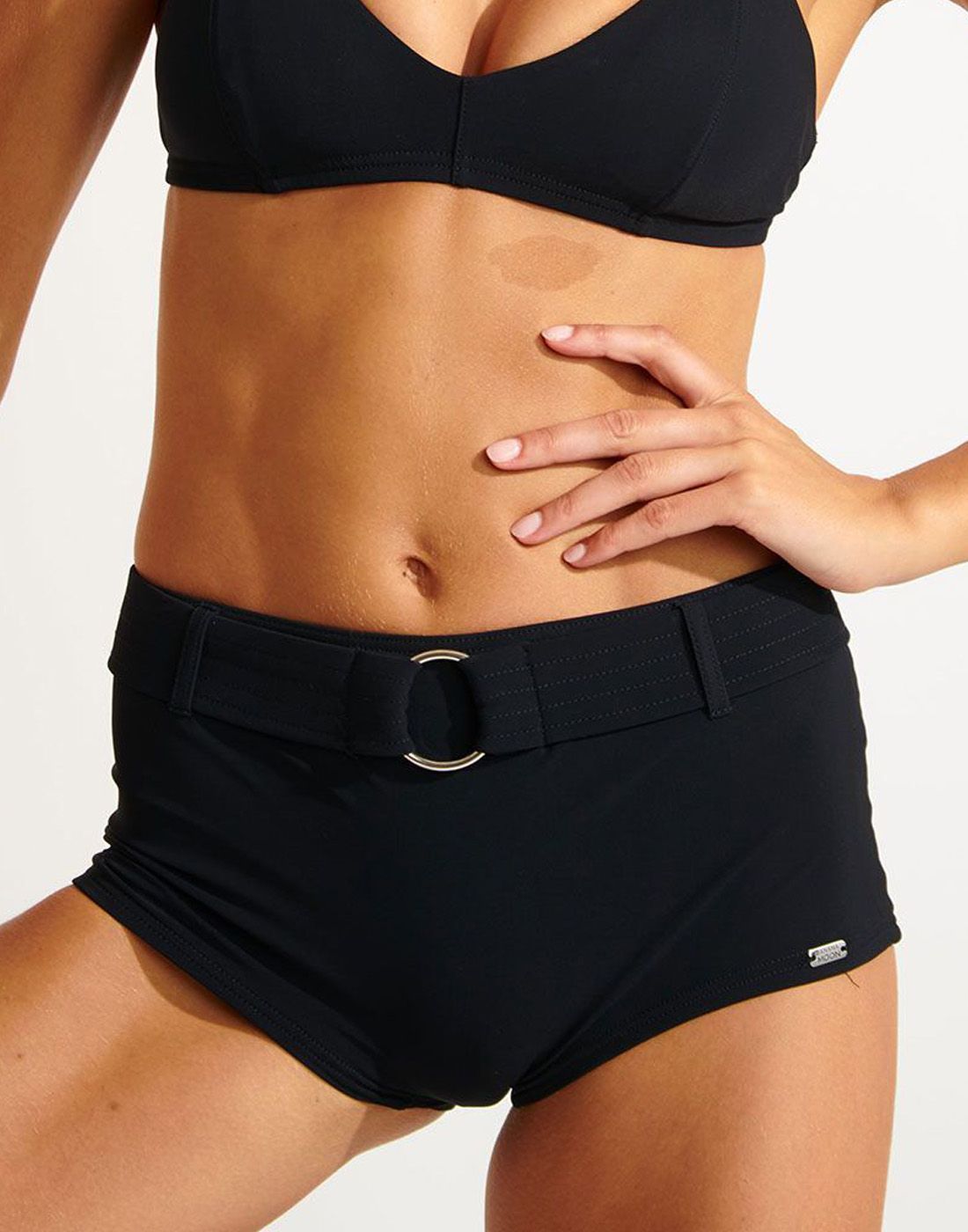 banana moon bikinitruse shorts hipster svart fima