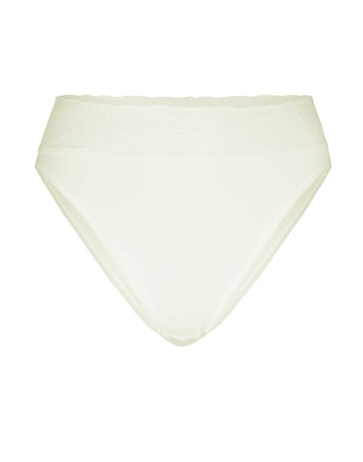 calida lycraspize truse blonde cream hvit