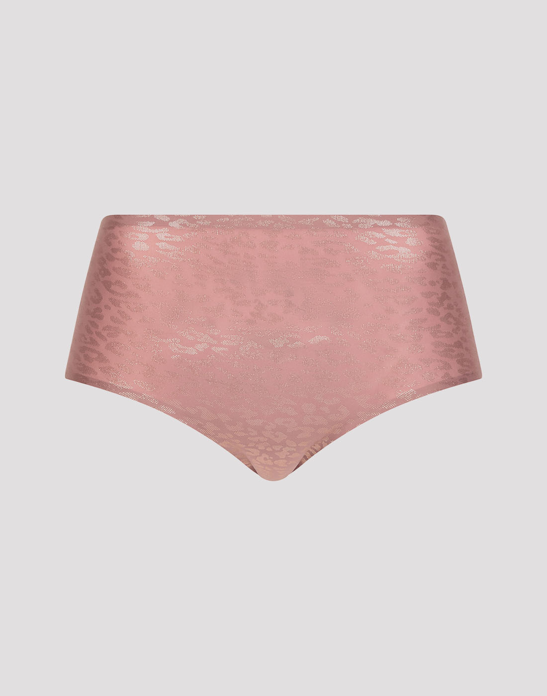 Chantelle soft stretch høy truse pink leo shimmer