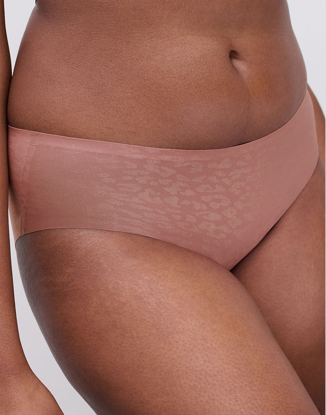 Chantelle soft stretch truse pink leo shimmer