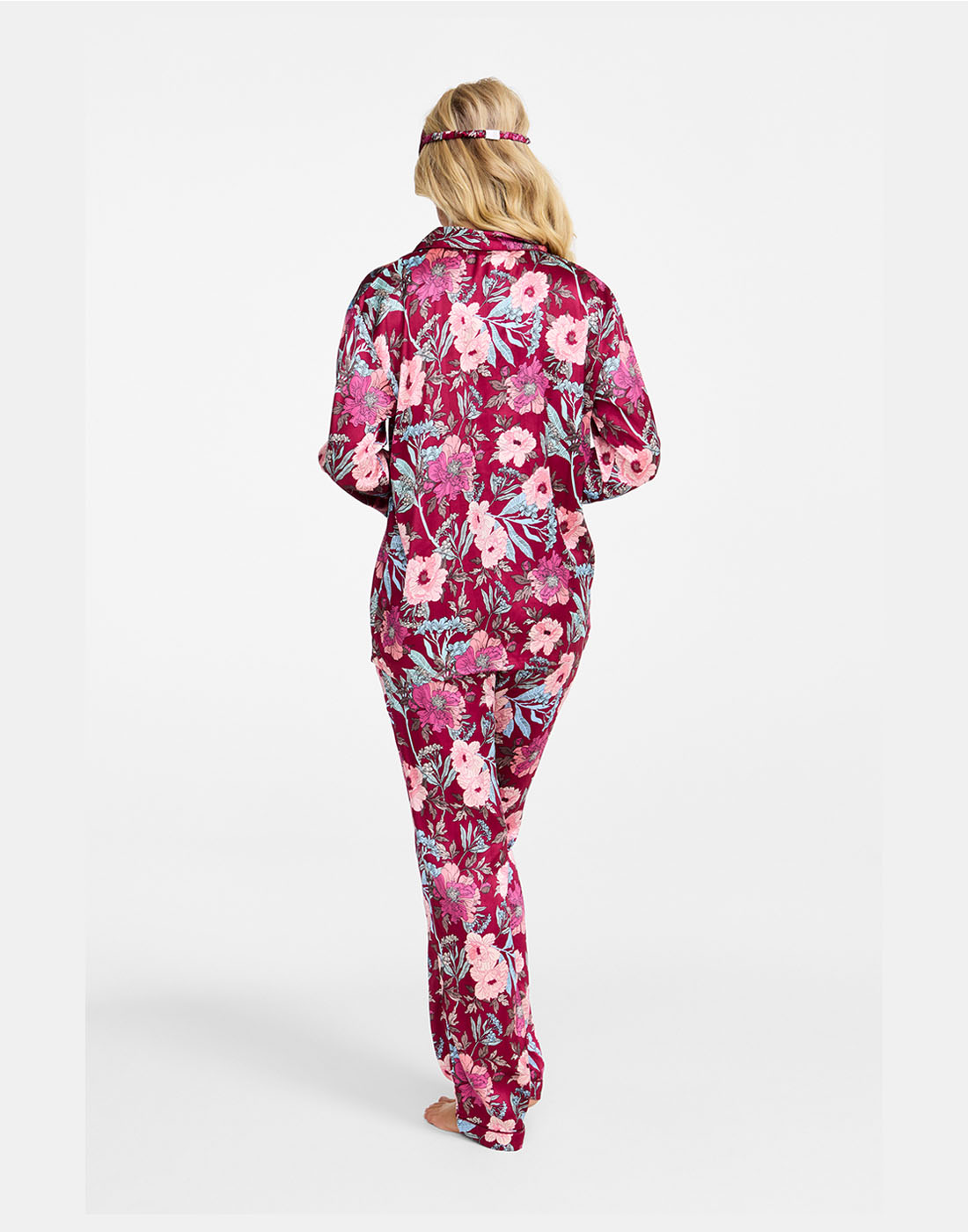 Damella pyjamas wine red
