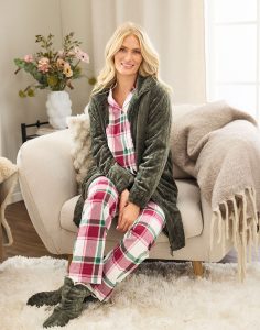 Damella pyjamas wine/ivory