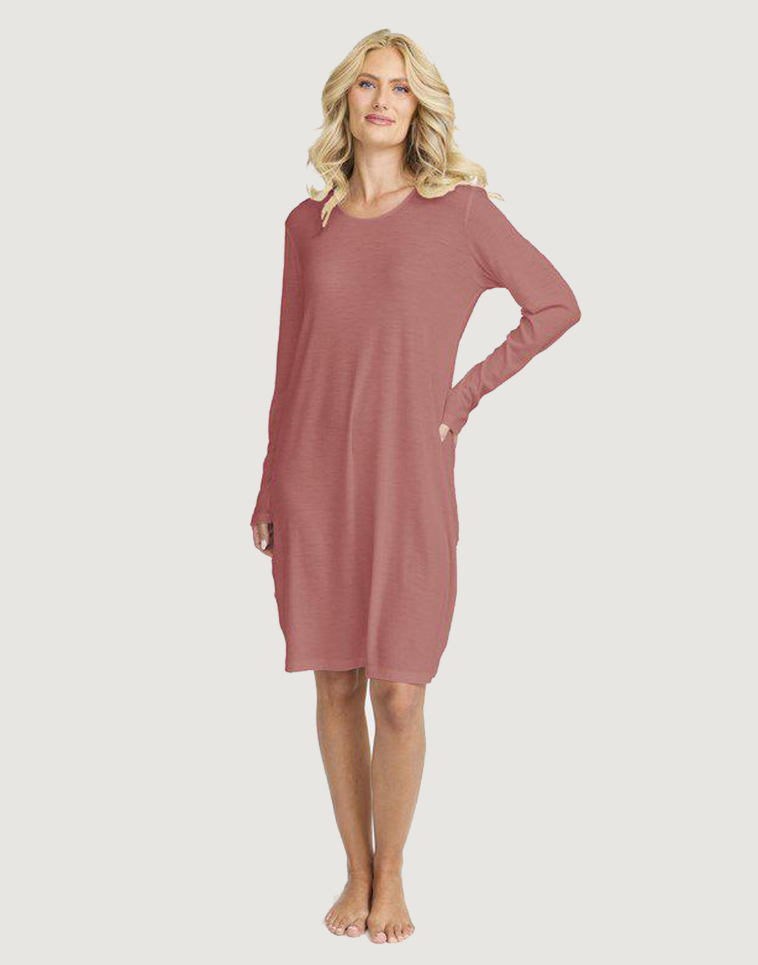 damella victoria nattkjole ull rosa