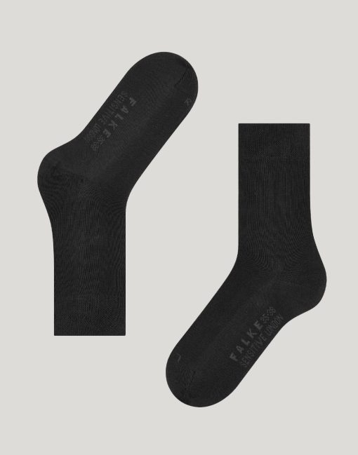 falke london sokk svart