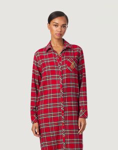 Polo ralph lauren nattskjorte red plaid