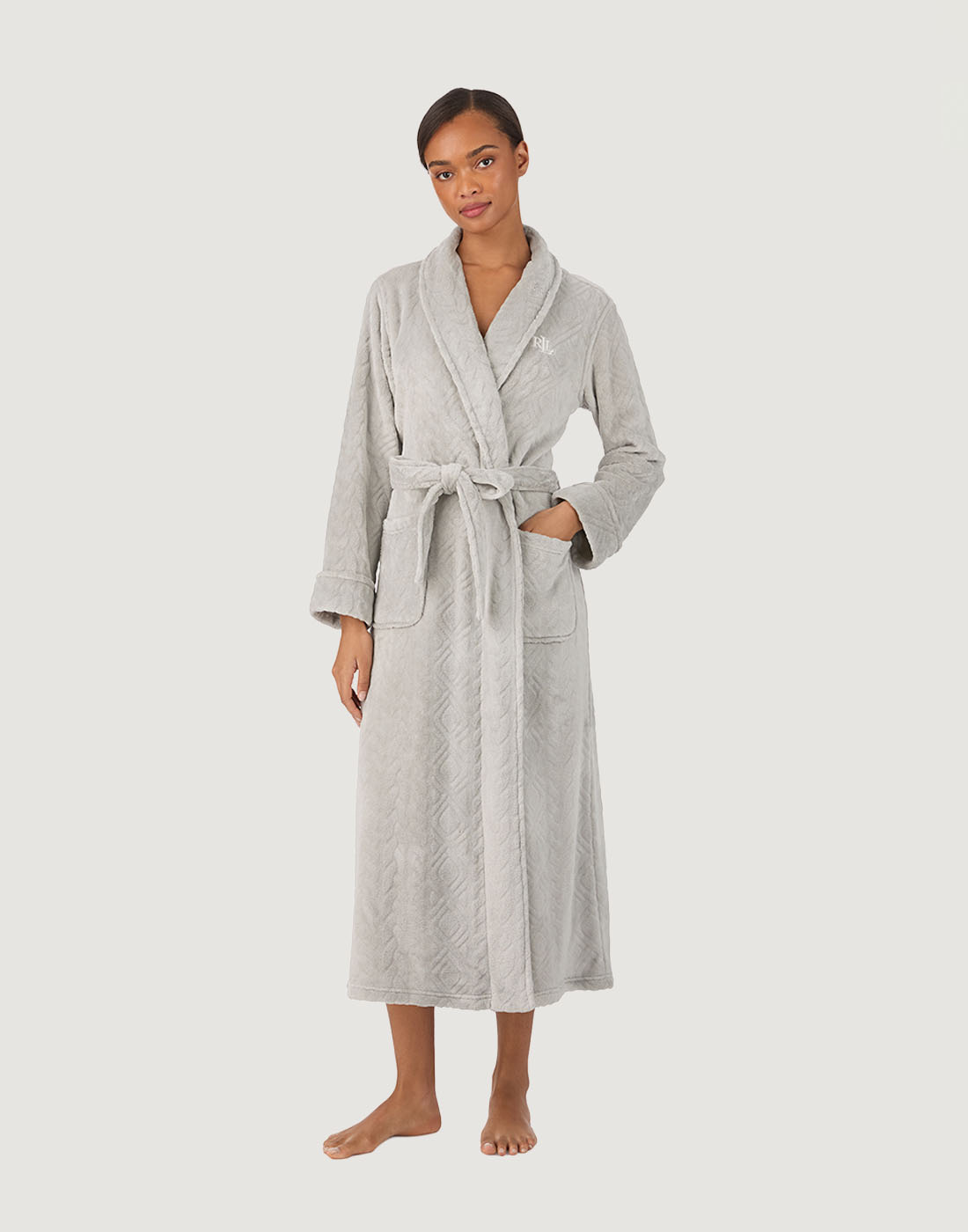 Polo ralph lauren lang morgenlåpe grey