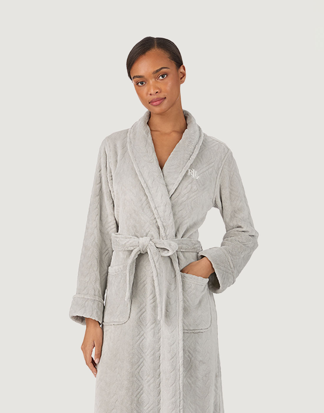 Polo ralph lauren lang morgenlåpe grey